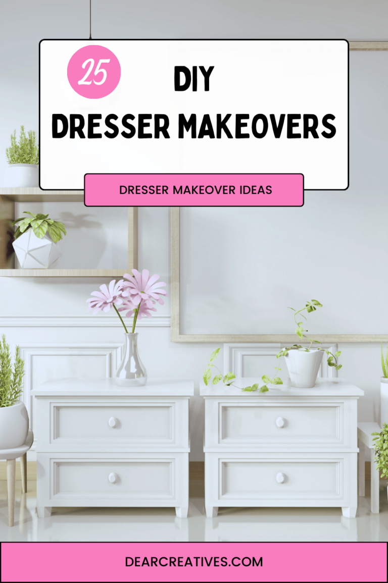 DIY Dresser Makeovers 25 Ideas To Inspire You Dear Creatives