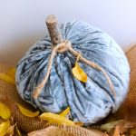 Fabric Pumpkins DIY | Velvet Hand Sewn Pumpkins