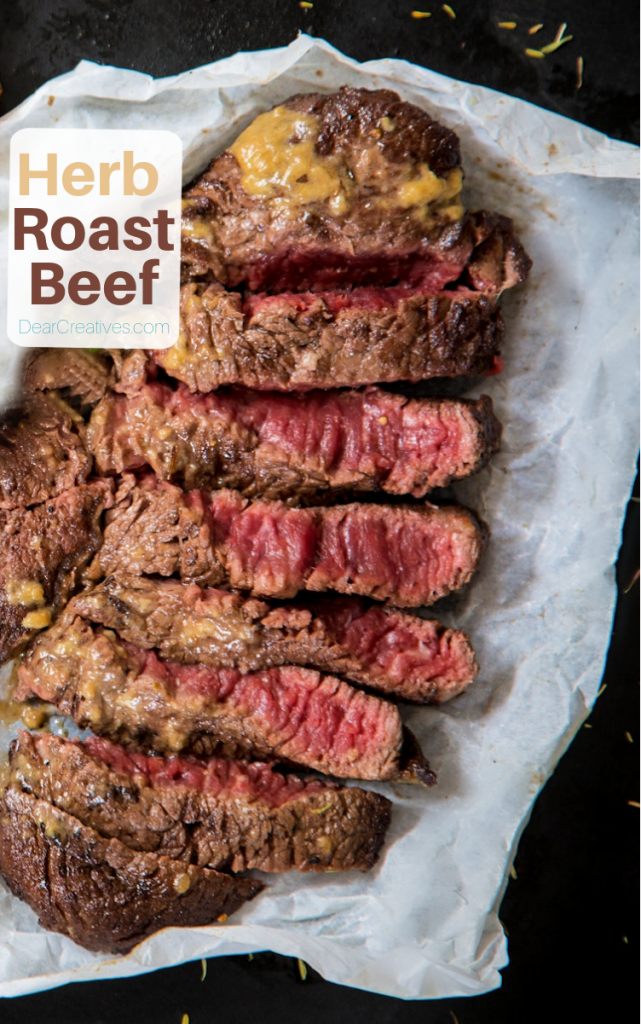  Looking for an easy roast beef recipe_ Prep is so quick in 15 minutes, roasts in the oven done in about 2 hours... DearCreatives.com