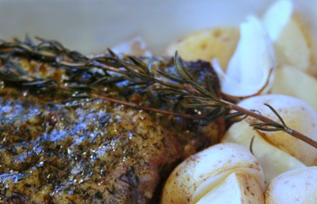 herb roasted beef