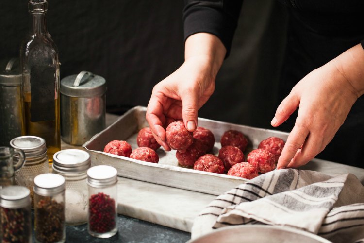 Ground Beef Recipes Pasta Recipes Spaghetti and Baked Meatballs. A 30 minute recipe anyone can cook.