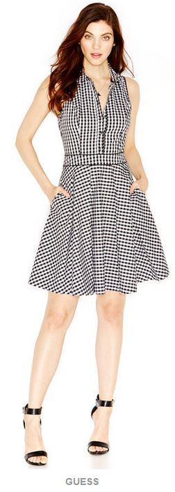 Summer Fashions 2015 |Guess Gingham Dress 