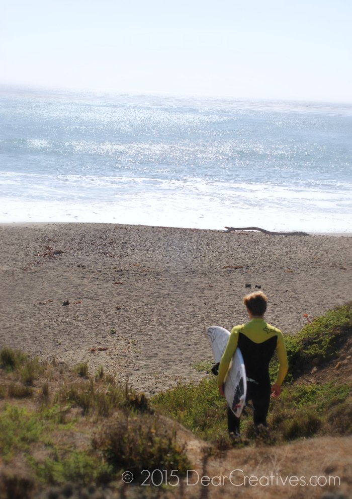 Lifestyle CA Beach Surfer