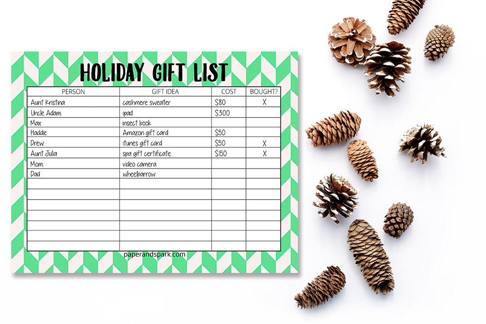 holiday-gift-list-printable