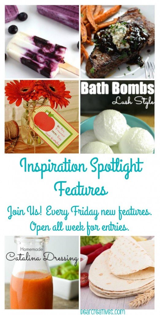 Linkup Party |Linky Party Inspiration Spotlight Features DearCreatives.com