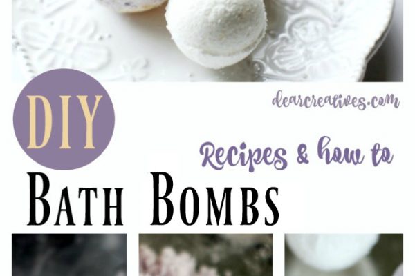 DIY Beauty Recipes How to make bath bombs. Step by step how to including recipe for lavender bath bombs and other homemade beauty recipes.