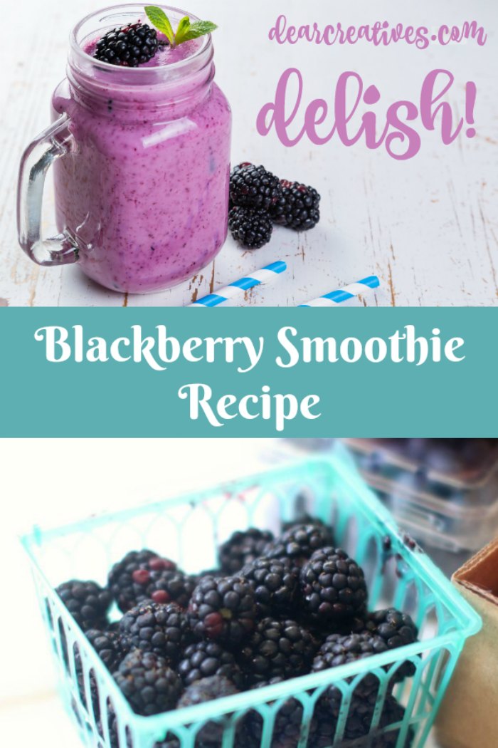 Blackberry Smoothie Recipe This is an easy smoothie recipe that is delicious and healthy. Easy to make with fresh fruits, juice and yogurt. Come see this and all our favorite smoothie recipes.