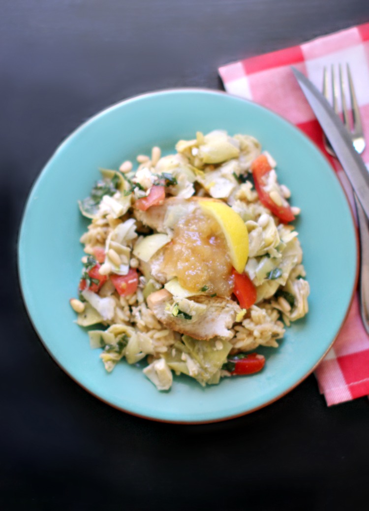 Easy Chicken Recipes Mediterranean Chicken With Rice and Artichokes