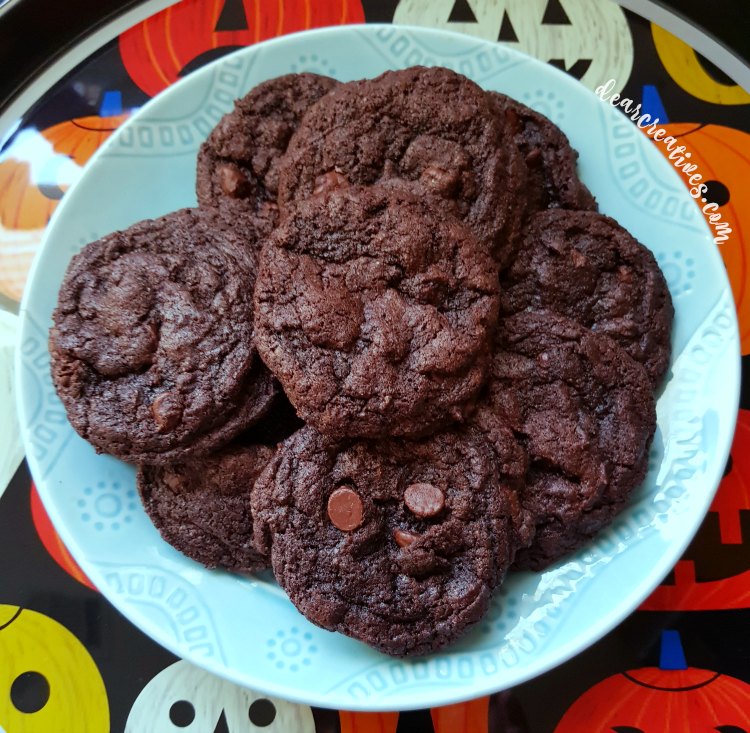 The best organic double chocolate chip cookies. An easy treat recipe.