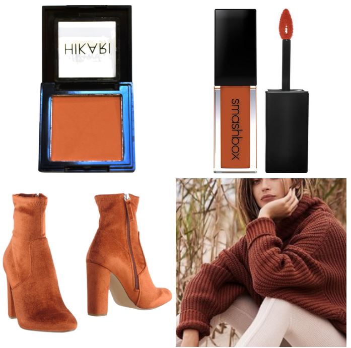 boots, makeup, sweaters fall fashion picks