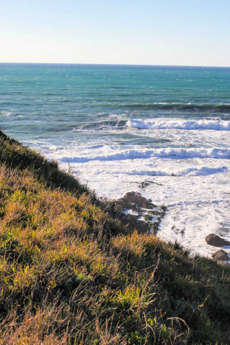 View of the ocean from the top of a mountain SLO © 2019 Theresa Huse DearCreatives.com