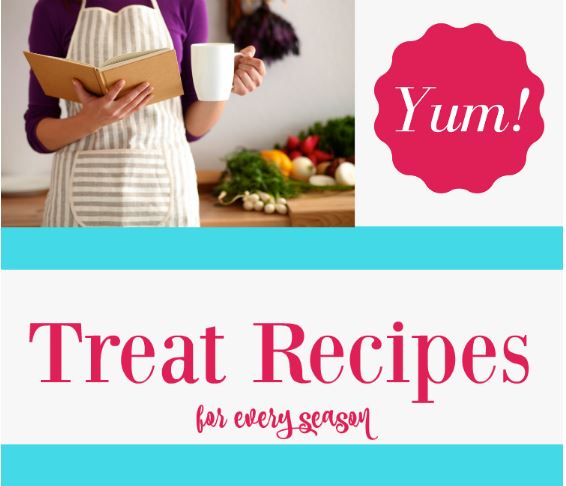 Treat Recipes- Easy dessert treats to make and bake for every season - grab something to make or bake and enjoy making your sweet treat recipes today! DearCreatives.com