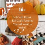 16+ Fall Craft Kits and Fall Craft Patterns - Fun and easy, fall crafts and fall craft patterns with instructions. Find out more at DearCreatives.com