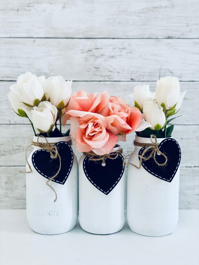 DIY Farmhouse Mason Jars