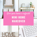 Ways to easily update your home , give your home a refresh and mini home makeover! DearCreatives.com