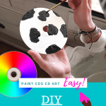 Paint CDs - Have you ever wondered how to paint CDs Try this paint craft! Crafts for Kids, Teen Craft and Adult Crafts. - See this DIY Craft Project + Tips DearCreatives.com