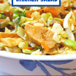 Quick Asian Chicken Salad - This is a quick and easy dinner and ready under 30 minutes! - DearCreatives.com.