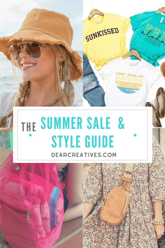 Summer sale - Don't miss out on this summer sale with women's fashions and styles. Plus must-haves for the summer. Styles for you and them. DearCreatives.com