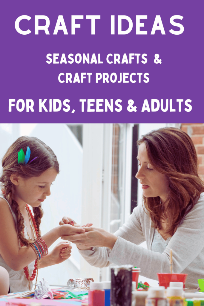 Craft Ideas - 1000's of seasonal crafts and craft projects for kids, teens, and adults! Click over to see them all and make something. DearCreatives.com