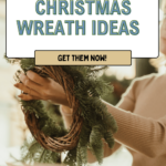 15 Christmas Wreath Ideas Christmas wreaths to hang indoors and outdoors to make your home feel welcoming and festive for the holiday season. - Get them now! DearCreatives.com