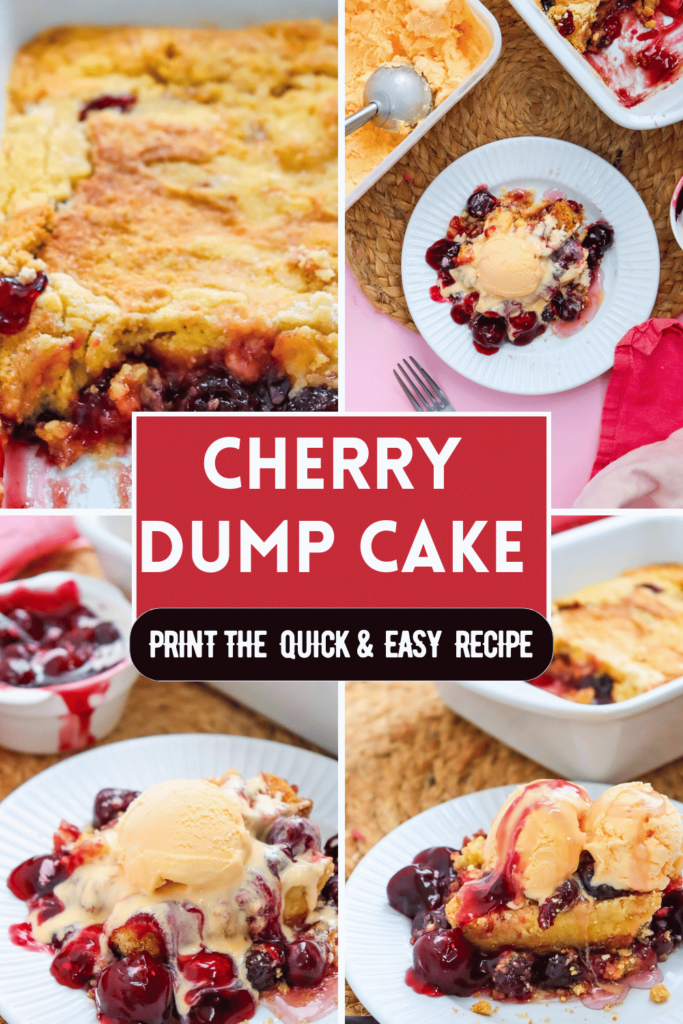 Cherry Dump Cake Recipe Cherry Dump Cake Cobbler Quick, easy, delicious, simple to make and bake, delicious & the best cherry dump cake dessert! DearCreatives.com