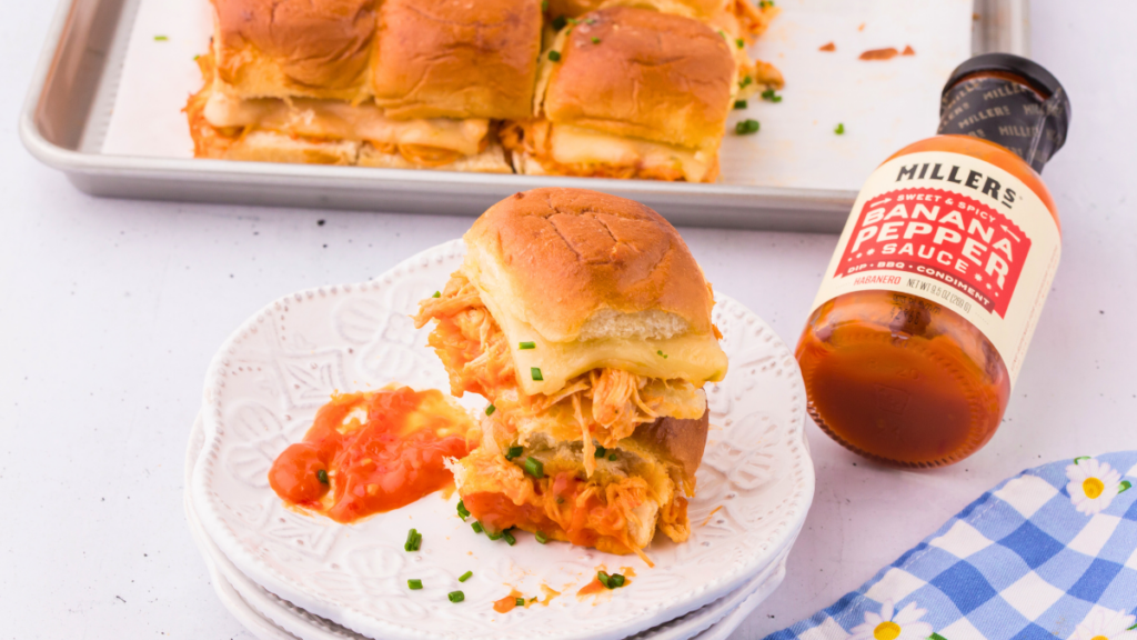  Easy Chicken Sliders that have so much flavor! Quick prep and serve with dipping sauces mild, habanero, and hot... Print the recipe! .