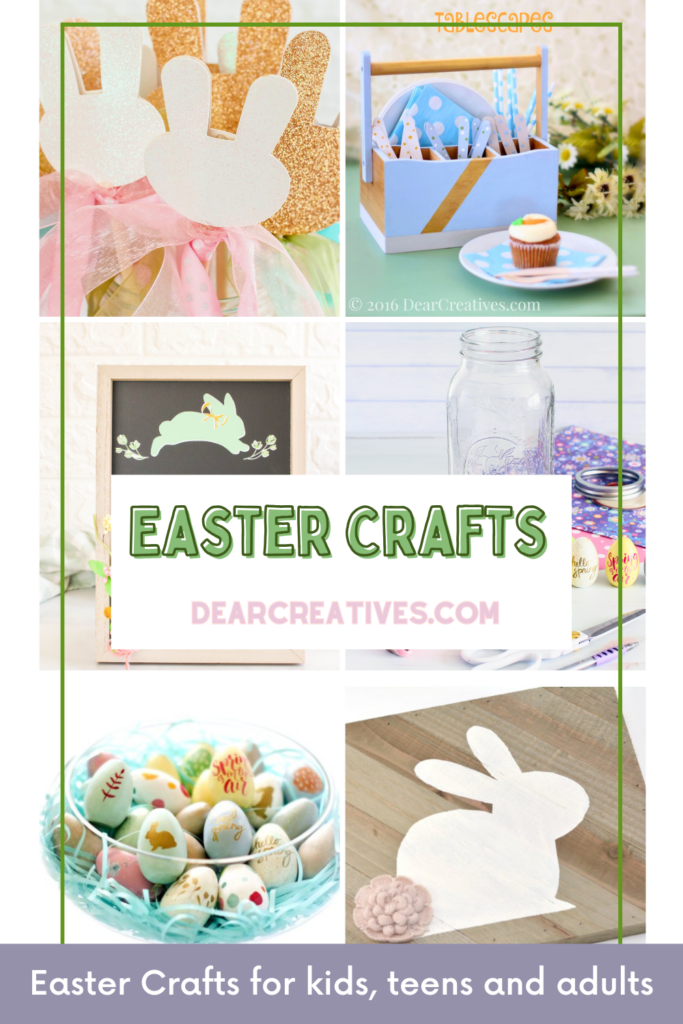 Easter crafts - Get crafts to make for spring and Easter. Templates and tutorials for fun and easy crafts for kids, teens, and adults! Click over to see all the Easter crafts and craft projects!