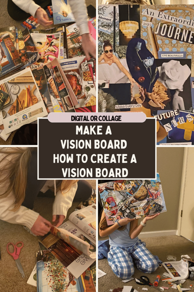 Make a Vision Board, dream board, goal board... - How to create a vision board digital or collage. DIY, tips, ideas, and where to find images... Find out more DearCreatives.com