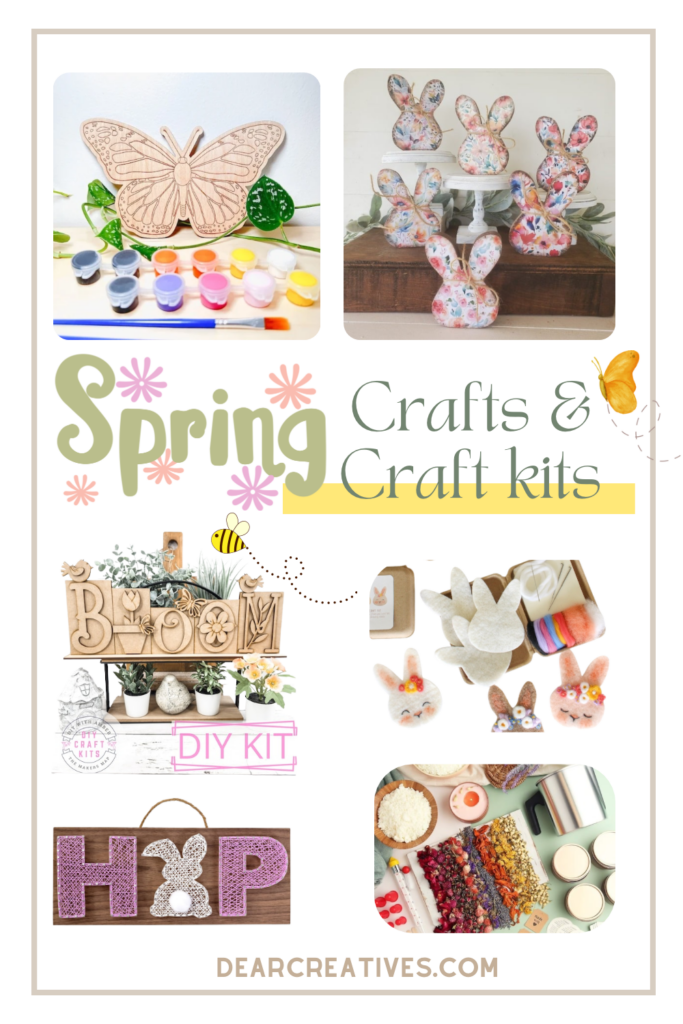 Spring Craft Kits and Crafts to Make - DearCreatives.com