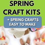 Spring Craft Kits and Spring Crafts To Make! Fun, easy , see all the ideas for Spring and Easter crafts at DearCreatives.com