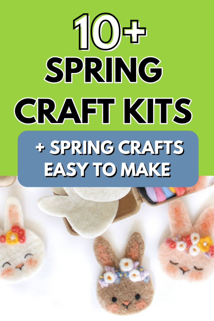 Spring Craft Kits and Spring Crafts To Make! Fun, easy , see all the ideas for Spring and Easter crafts at DearCreatives.com