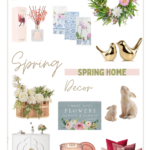 Spring Home Decor and Decorations: Decorate for spring with these decorations and decor accents for the home. Dearcreatives.com