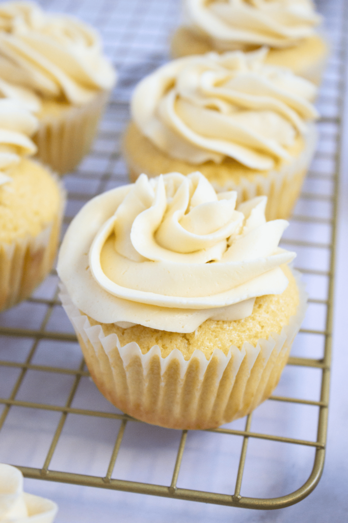 Easy Homemade Vanilla Cupcakes Recipe perfect for so many occasions. Get the recipe DearCreatives.com